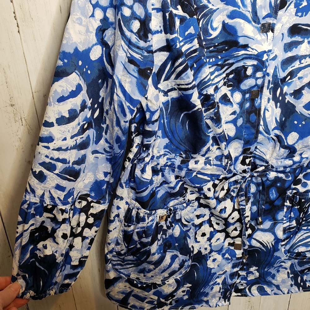 Liz & Me Platinum Collection Size 14/16W (0X) Blue - Picture 2 of 5
